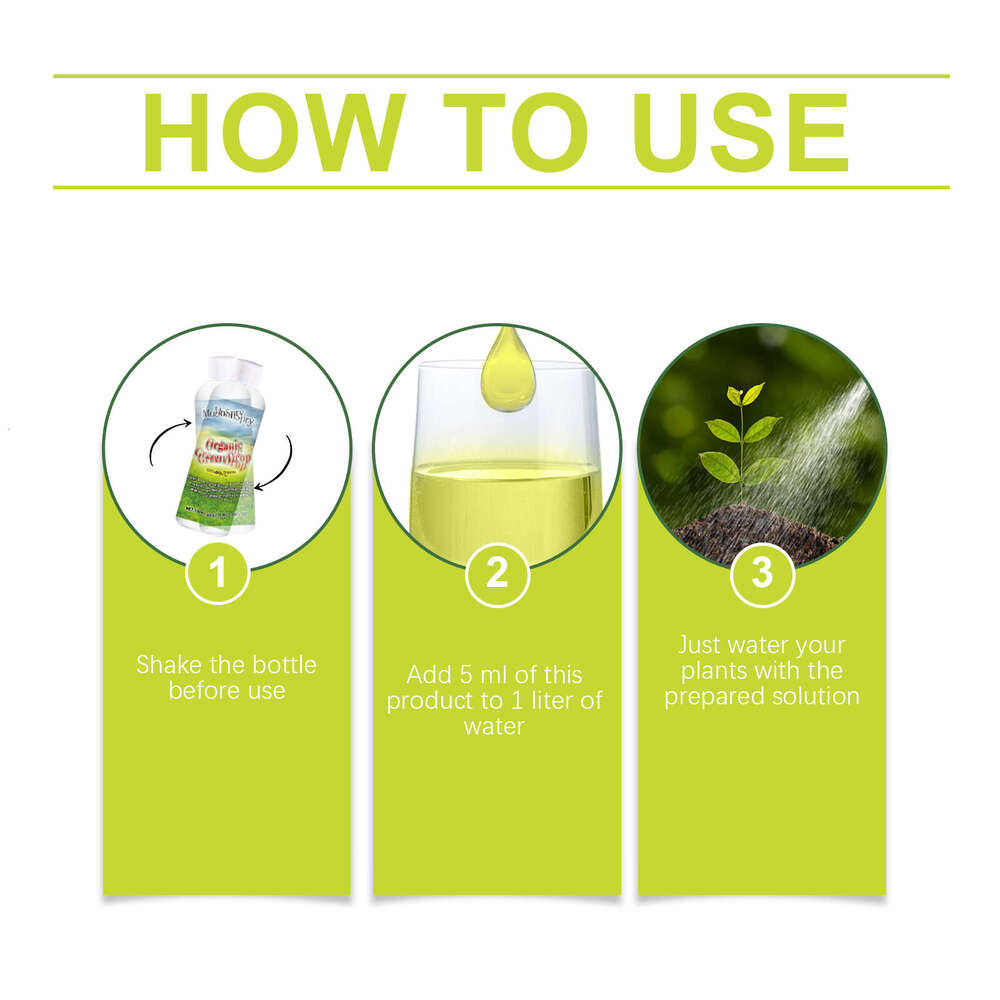 MoonSpry Growth Liquid Potted Green Leaf Lawn Flower Plant Root Fertilizer Nutrient S260202