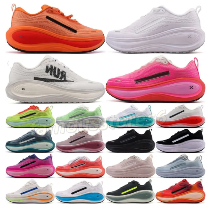Top Vomeros Plus Men Women Running Shoes Designer Trainers Orange Pulse Triple White Black Bright Crimson Barely Volt Outdoor Sneakers Size 36-45