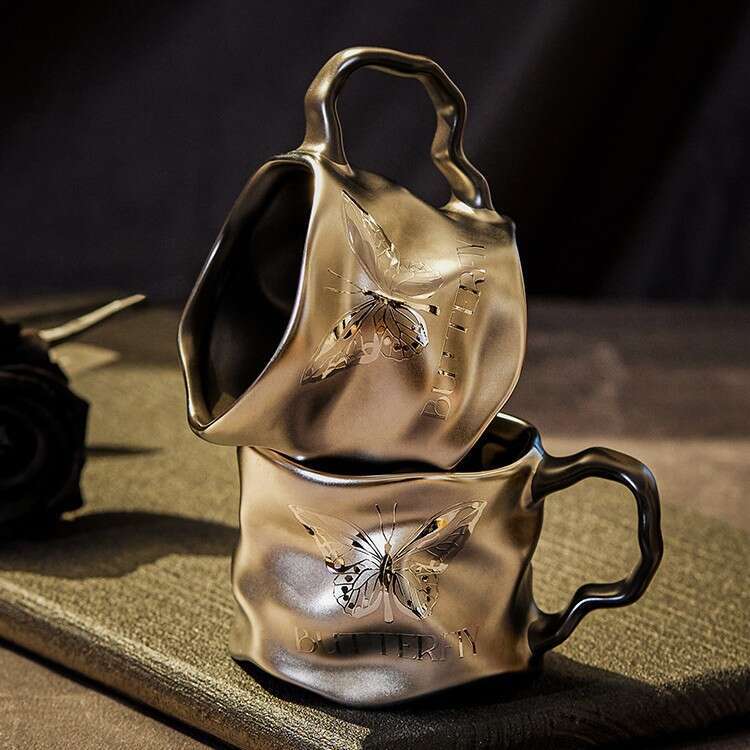 Luxury Style Ceramic Mugs Creative High Quality Elegant Coffee And Tea Cups For Home And Office Use