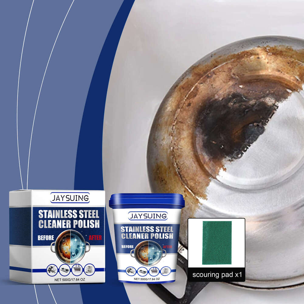 Jaysuing Kitchenware Cream Kitchen Pot Bottom Rust Black Scale Heavy Oil Stain Remover Cleaner S260202