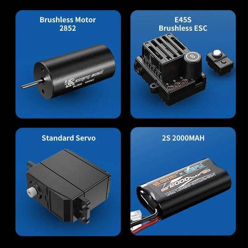 MJX Hyper Go 14208 1/14 4WD 75KM/H OR 65KM/H Brushless RC Racing Car Remote Control Cars Off-Road Truck Toys Y260131