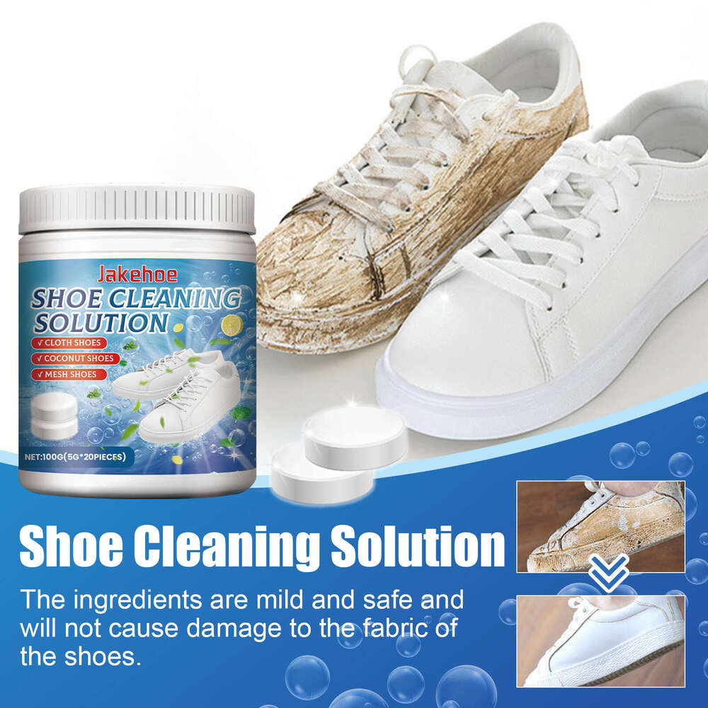 Shoe Sneakers Canvas White Shoes De-yellowing Stain Removal Whitening Cleaning S260202