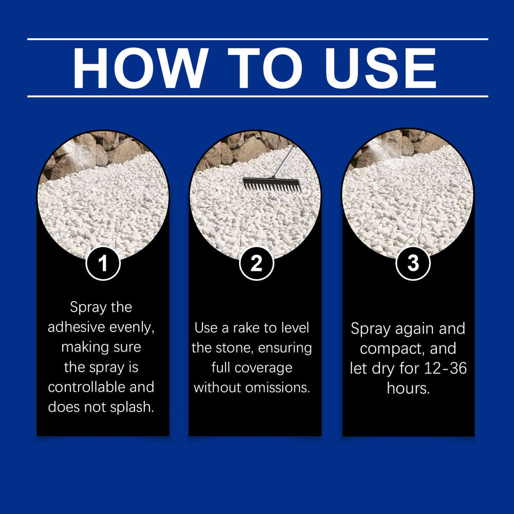 Jue Fish Pebble Agate Gravel Bonding Waterproof Moisture-Proof Paving Landscaping Glue S260202