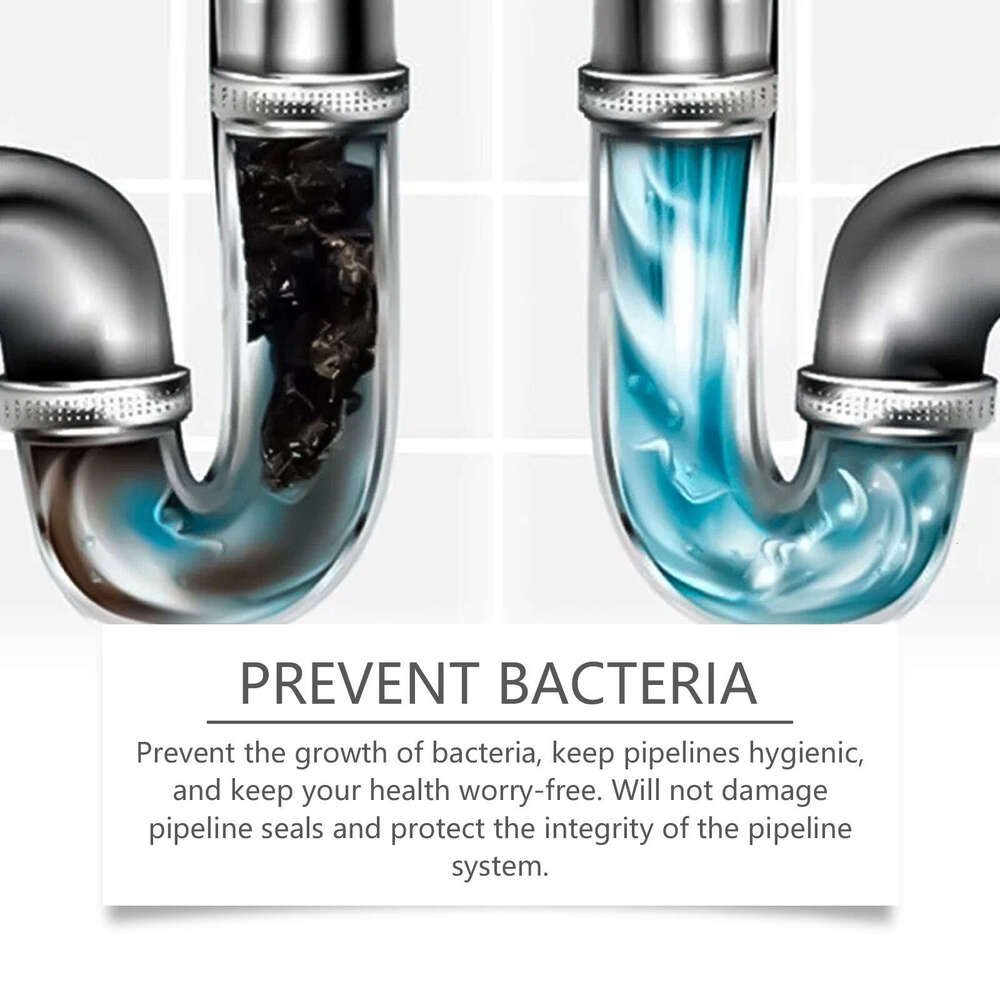 JAKEHOE Pipe Cleaner for Kitchen Sink and Bathroom Drain Clogs Fast Unblocker S260202