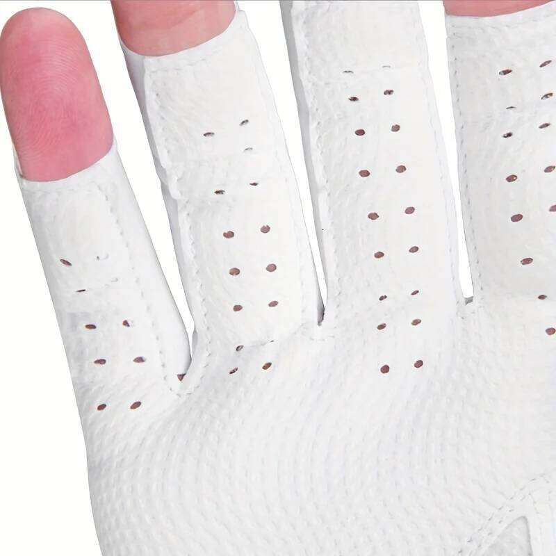 PGM 1 Pair Women's Open Golf Gloves Breathable Mesh PU Sunscreen Finger Cover Left and Right Hand ST032 XJ260202