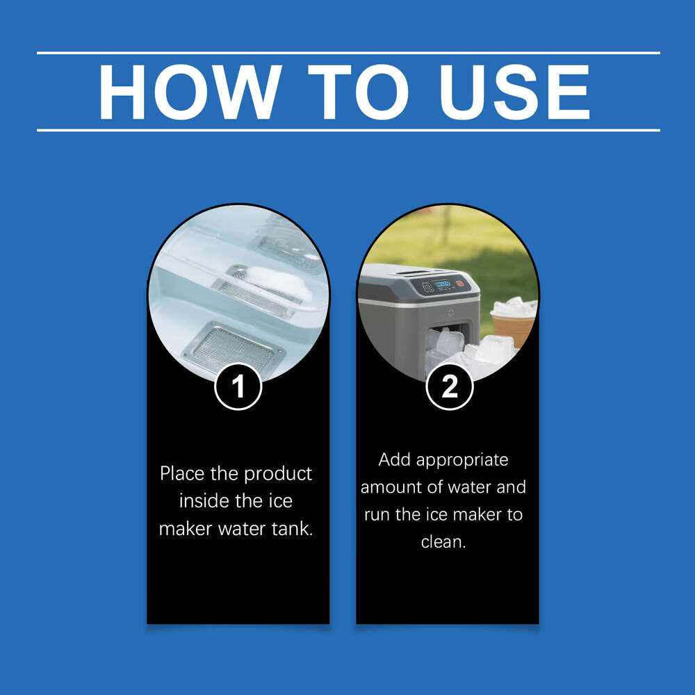 Fish Household Deep Descaling Deodorizing Care Ice Maker Cleaning S260202