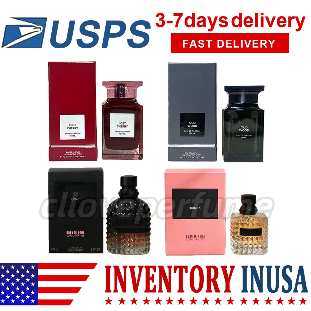 Designer Perfume Women Perfume Men Perfumes Fragrances for Women Luxury Perfume 100ml Eau de Cologne long lasting fragrance USA 3-7 days Deliver Top Quality