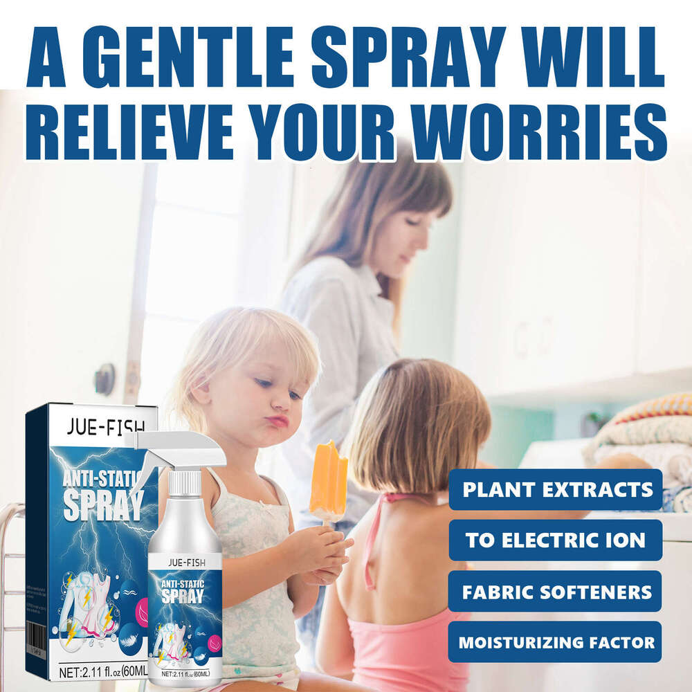 Anti-Static Household Clothes Quilt Static Removal Long-lasting Down Jacket Hair Spray S260202