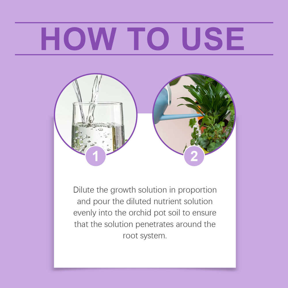 MoonSpry Growth Agent Flower Green Plant Special Nutrient for Orchid Potted Plants S260202