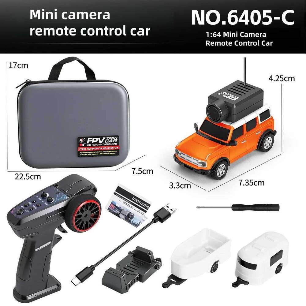 WLtoys 6405 6405-C New Remote Controlled Camera Car With FPV View 720P Video APP Control 2.4G WiFi, 1:64 Scale Y260131