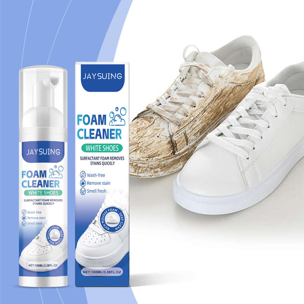 White Foam Sports Shoe Stain Remover Upper No-Wash Whitening Cleaner S260202