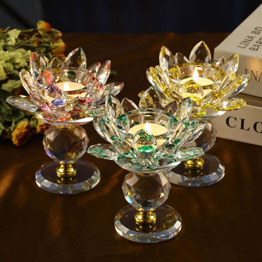 1pc Golden Metal Votive Holder Dwarf Tealight Candle Holders For Ramadan Home Decor Y260131