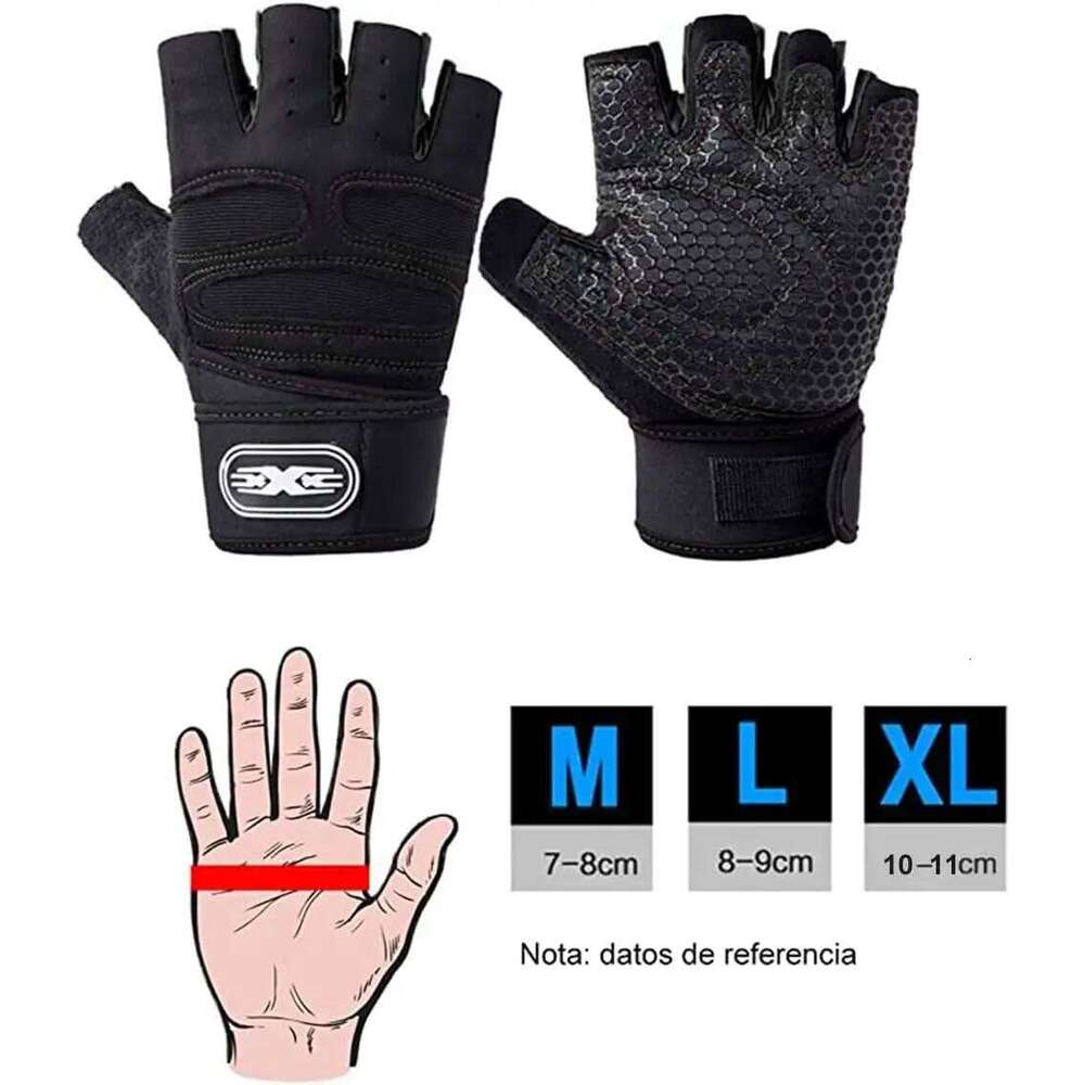 Gym Sports Anti-slip Breathable Gloves, Design Wrist Protective Gloves Men and Women for Running XJ260202