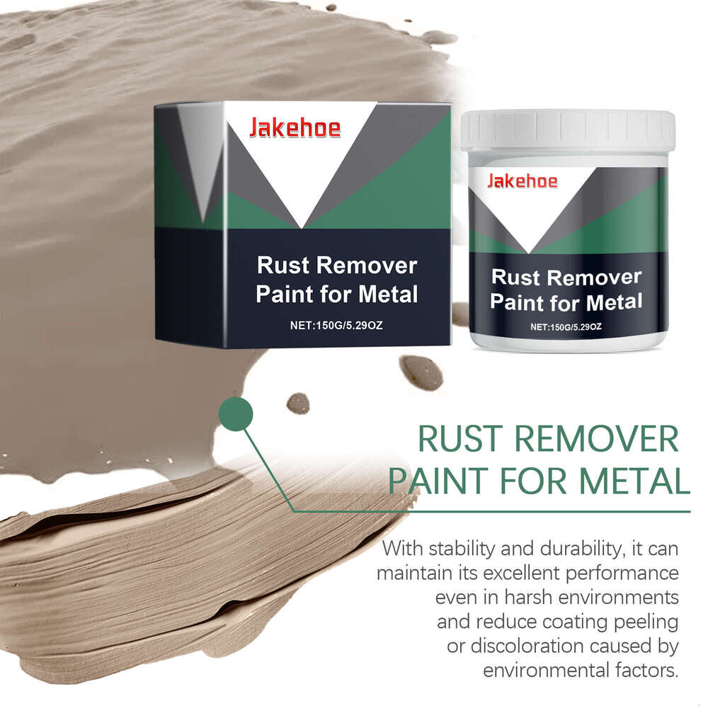 Jakehoe Metal Surface Removal Anti-Rust Long-Lasting Protection Iron Quick-Drying Rust Remover Paint S260202