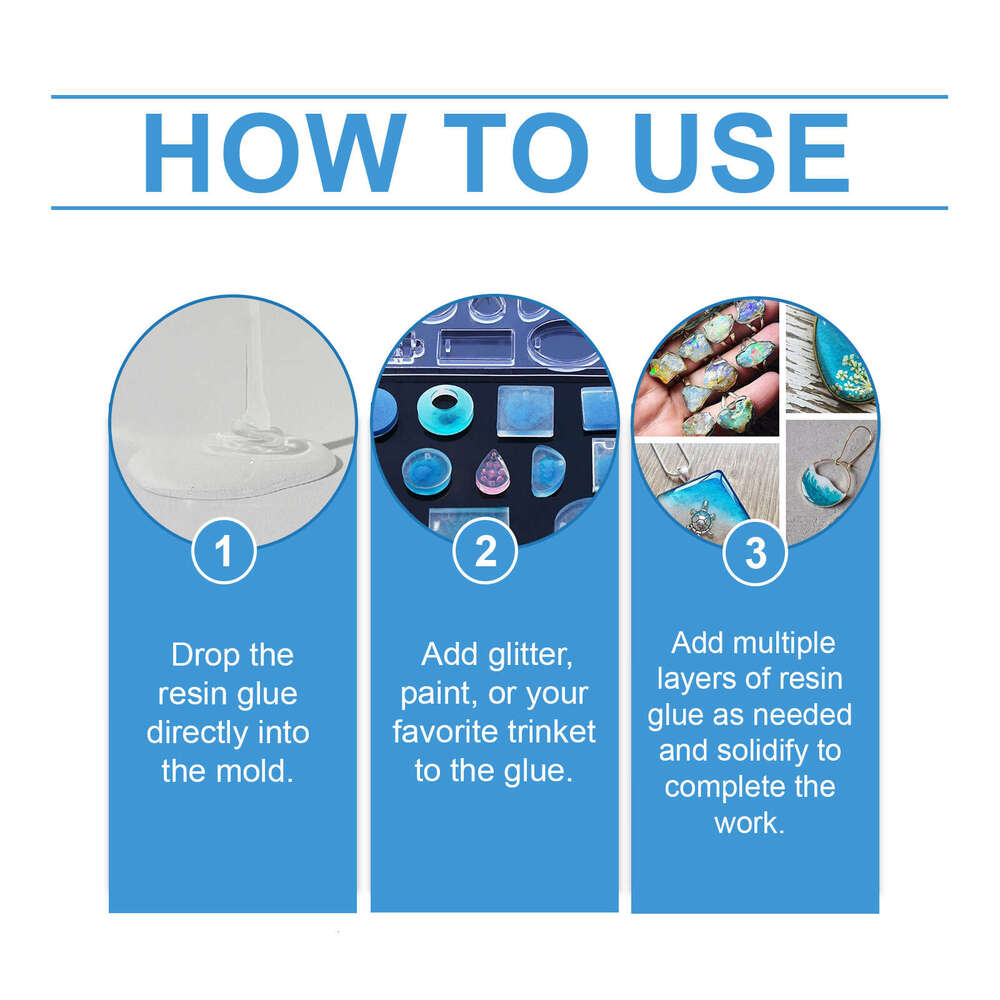 Dowmoo Resin Mold Curing Plastic Transparent Quick-drying Glue Odorless Crystal Epoxy S260202