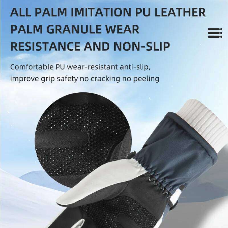 Fashion Warm Ski Mittens Thickened Windproof Outdoor Sports Women's Winter Cycling Gloves XJ260202