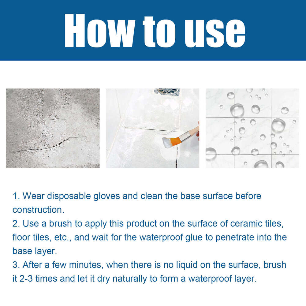 150g Waterproof for Bathroom Pipes, Glass Doors and Windows, Tile Sealant S260202