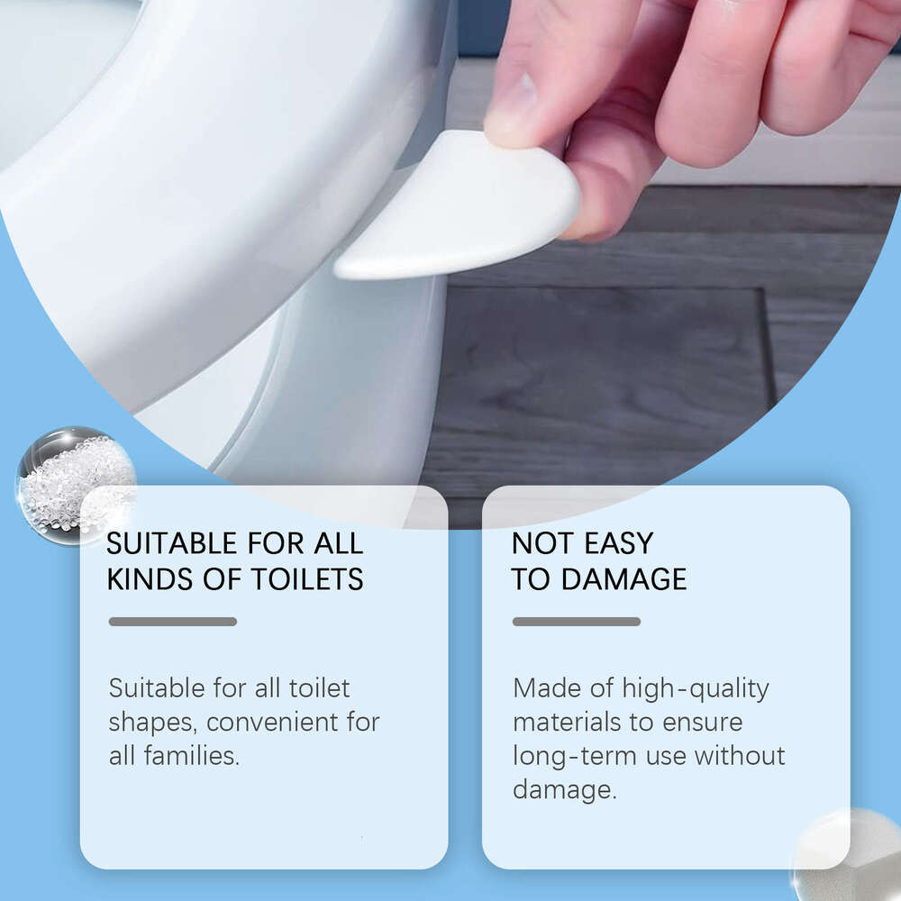 Jue-Fish Household Cleaning Hygiene Handle Convenient Non-Slip Toilet Lid Lifter S260202