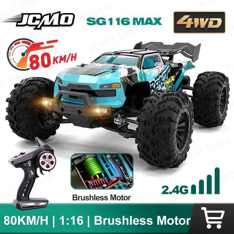 SG116MAX 80KM/H High Speed RC Brushless 4WD Off-Road Drift Remote Control Car 1:16 Professional Racing Cars SG116PRO 40KM/H Y260131