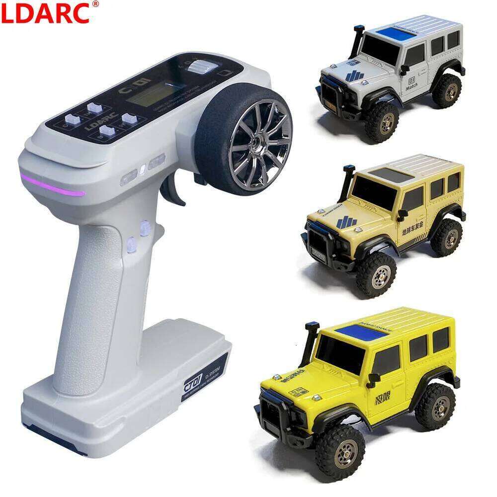 LDARC X43 1:43 Crawler RC Car Simulation Full Time 4WD Climbing Vehicle Toy Remote Control RTR Kit For Kids and Adults Toys Y260131