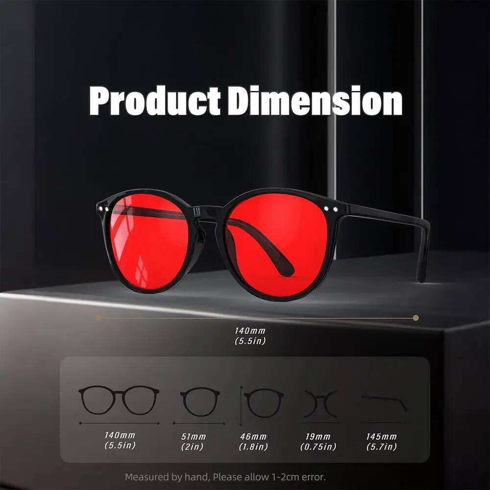 Blue Light Glasses Better Sleep Men Women Anti Eye Strain Protection Computer Screens and Gaming Sunglasses for Driving H260202