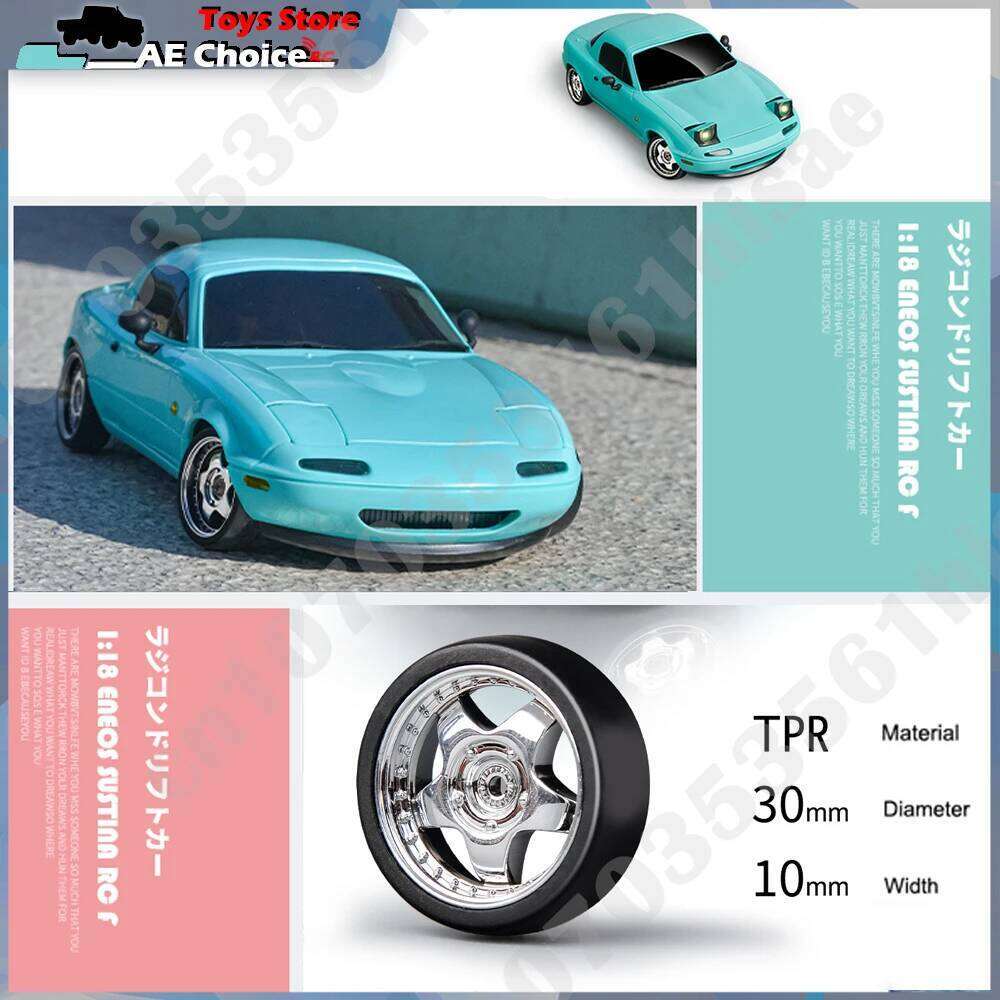 LDRC LD1804 RC Drift 1/18 Mazda Mx5 2.4G 2WD ESP Gyroscope LED Lights Full Scale Controlled Model Children Car Toys Gifts Y260131