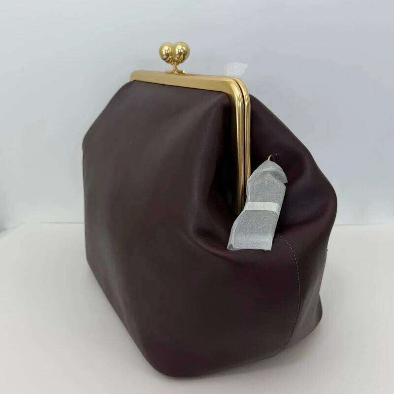 Large Capacity Kisslock Shell Clutch Clip Bags For Women Luxury Designer Handbags Purses 2026 In PU Lock Underarm Shoulder