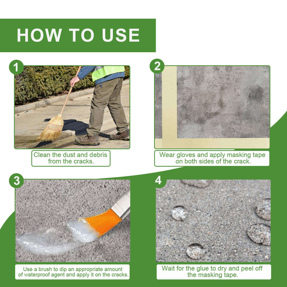 JAYSUING Transparent Exterior Roof Tile Wall Leak Repair Sealing Waterproof Glue S260202 059