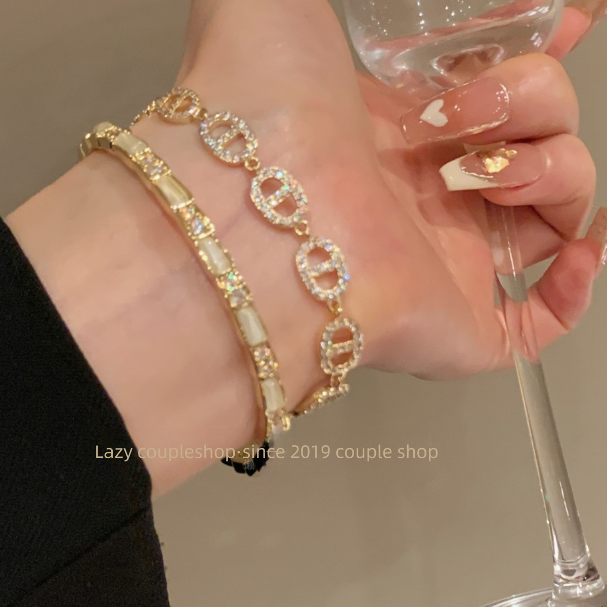 Luxury Bracelet Zircon Trapezoidal Open Bracelet Luxury And Elegant Designer Bracelet Exquisite Fashion Style Jewelry Wholesale