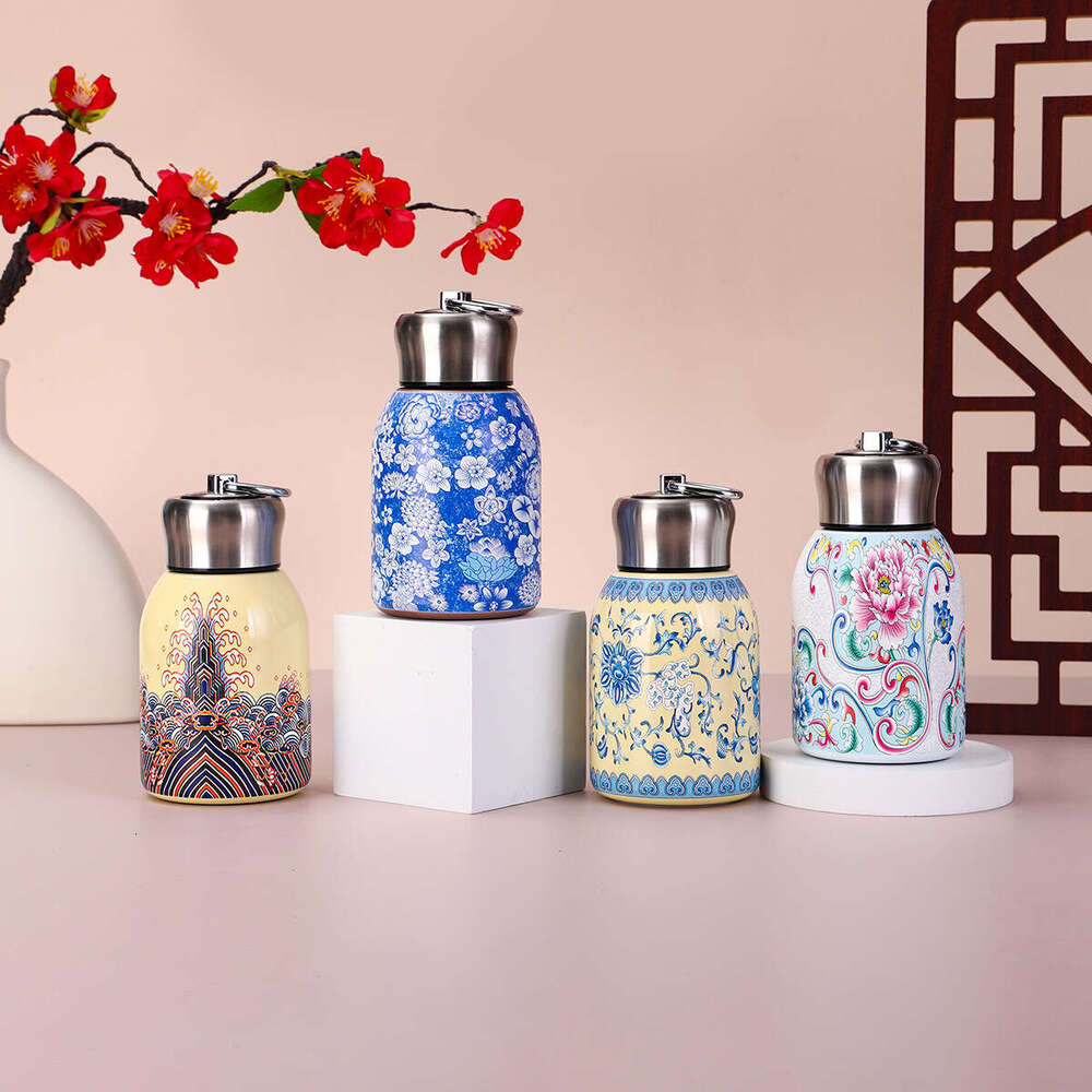 Mini 316 Stainless Steel Little Fat Ding Insulated with Pull Ring Convenient Pocket High-Value Gift Cup