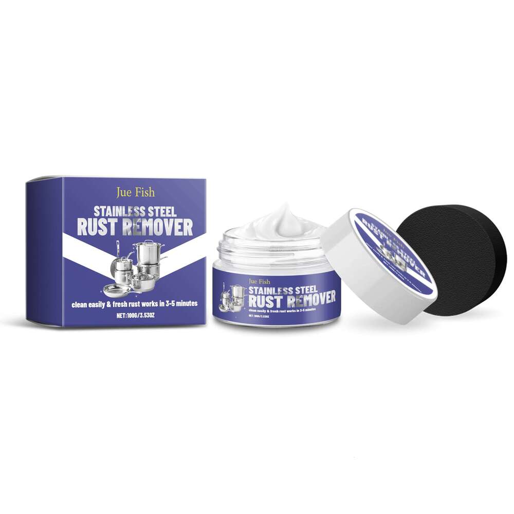 JUE FISH Stainless Steel Gas Stove Range Hood Oil Stain Pot Rust Remover Cleaner S260202