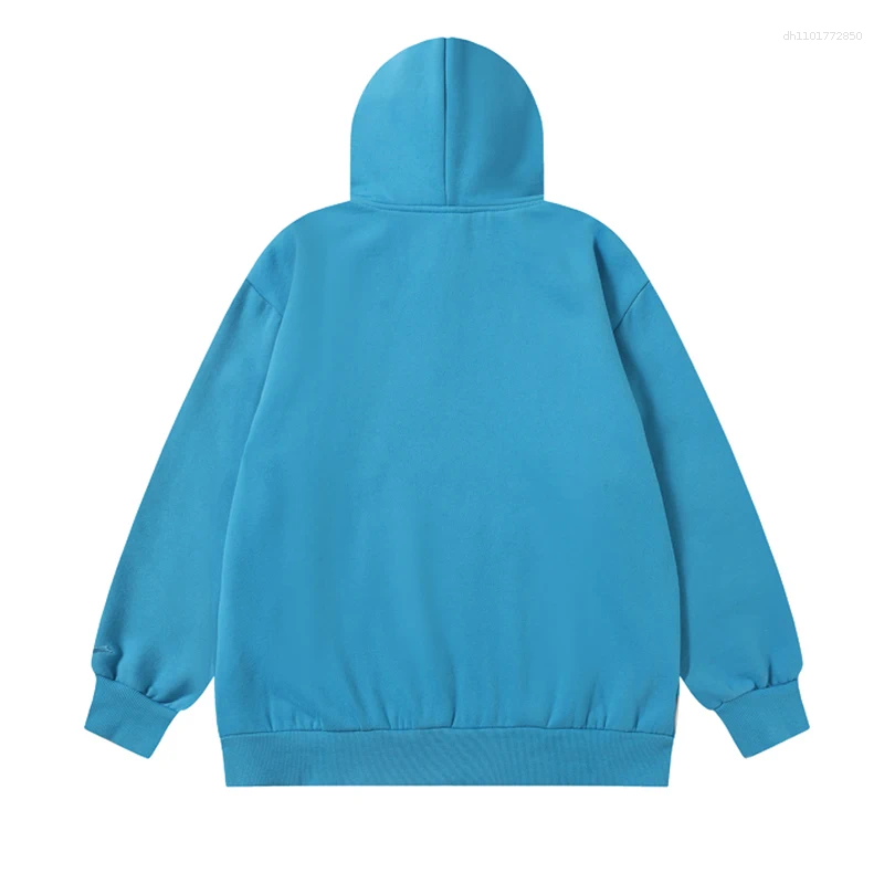 Men's Hoodies Ly Arrived Skylrk Hoodie Autumn Casual Embroidery Fleece Hooded Sweatshirt Solid Colors Simple Fashionable Cardigan