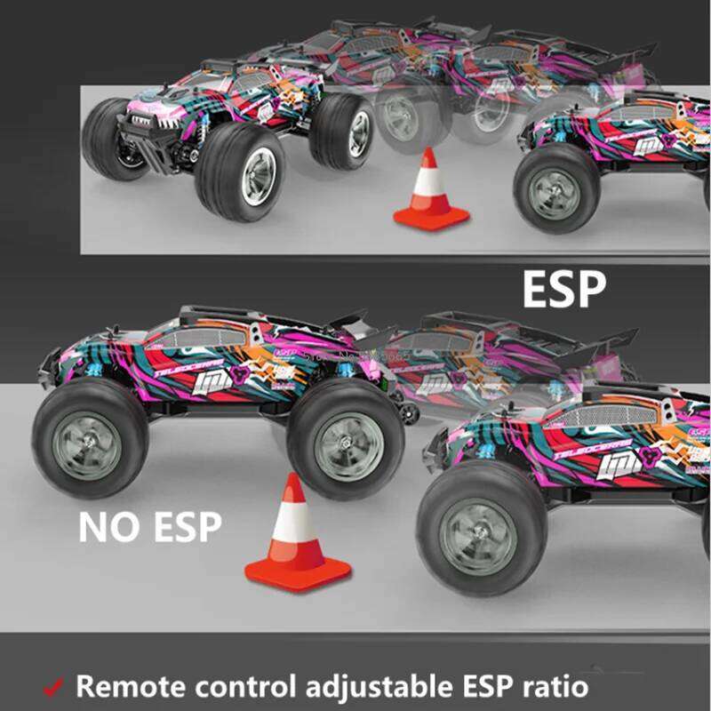 Professional 4WD Brushless Off-Road RC Racing 90KM/H Hydraulic Shock Absorber Waterproof ESP LED Light Radio Control Truck Y260131