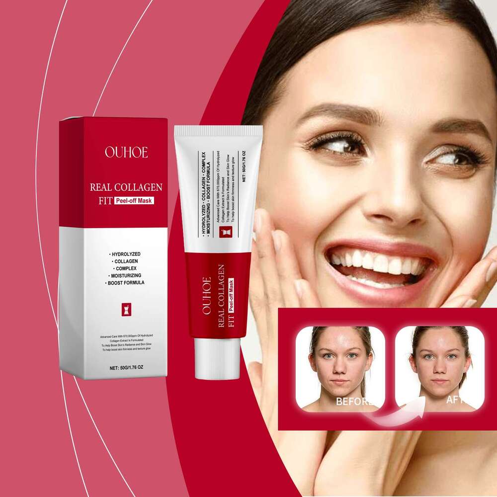 OUHOE Peel-off Nourishing Moisturizing Hydrating Firming Mask Collagen Softens Skin S260131