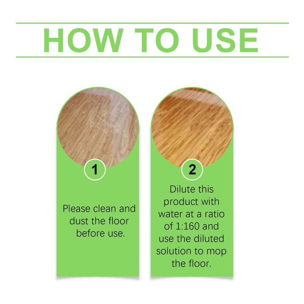 JAKEHOE Floral Water Cleaner Floor Tile Cleaning Stain Odor Removal Polishing Agent S260202