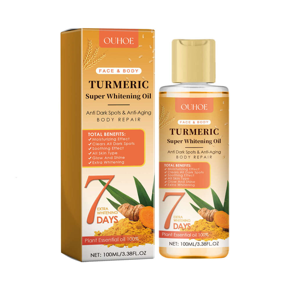 OUHOE Turmeric Daily Softening Moisturizing Refreshing Non-Sticky Skin Care Oil S260131