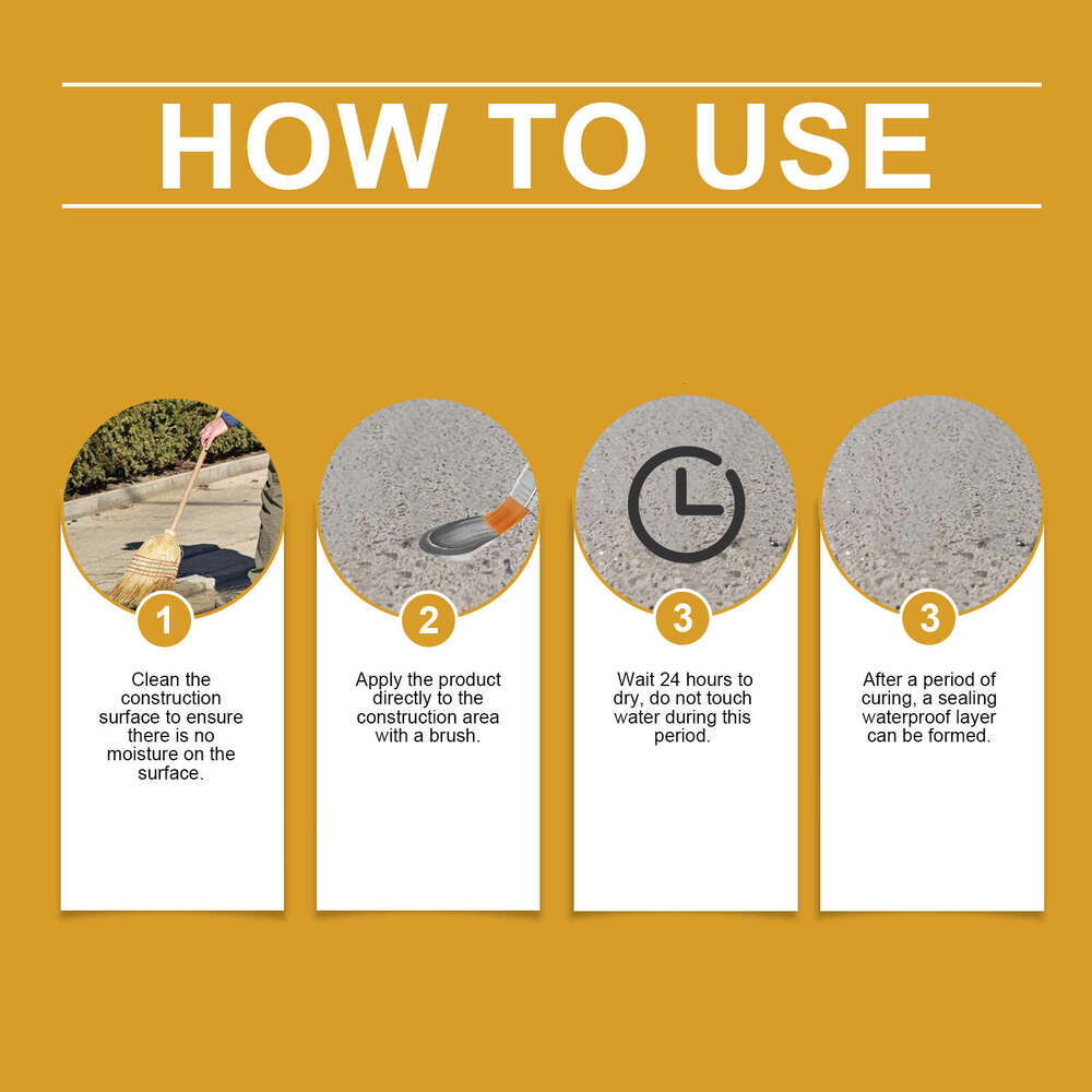 Sealant Bathroom Kitchen No-Need-to-Hit-Tile Waterproof Coating for Exterior Walls Roofs Windowsills S260202