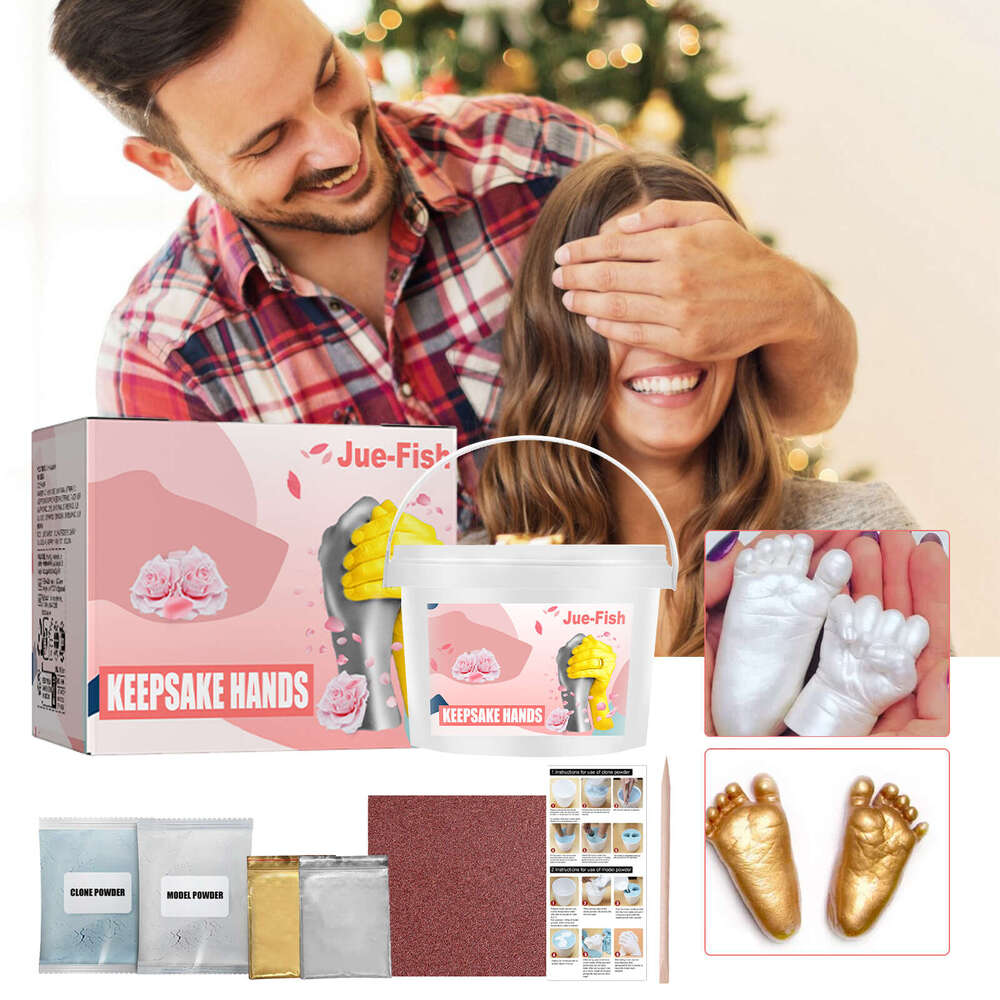 Fish 3D Stereo Hand Mold Making Cloning Powder Printing Model Mother's Valentine's Day Holiday Gift S260202