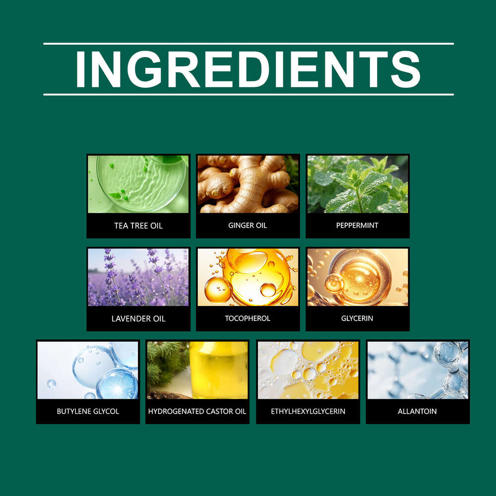 South Moon Body Care Herbal Essence Cooling and Comfortable Apply After Training Massage Roller Ball Essential Oil S260131