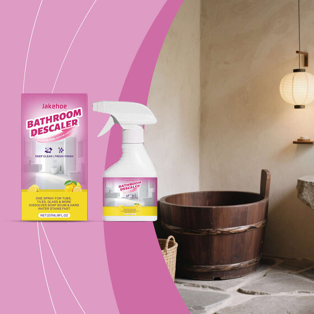 Jakehoe Descaling Cleaning Spray Removes Water Stains and Lime Scale Surface Bathroom Cleaner S260202