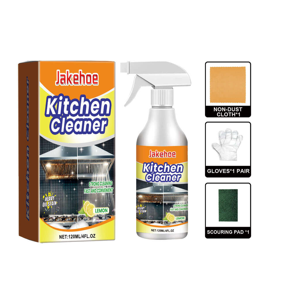 jakehoe Grease Cleaner Kitchen Range Hood Stove Sink Stain Dirt Oil Remover S260202