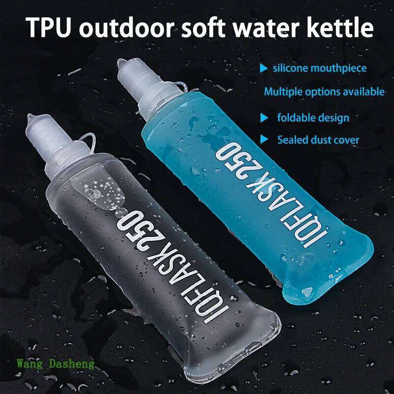 BPA Free Silicone Bite Valve TPUSports Soft Flask Lightweight and Collapsible Outdoor Cycling & Hiking Portable Hydration Bottle Z260202
