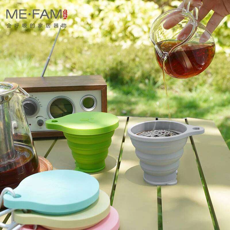 New Hot 180ml Silicone Bear Folding With Lid Eco-friendly Collapsible Portable Travel Outdoor Camping Drinking Water Cup Z260202