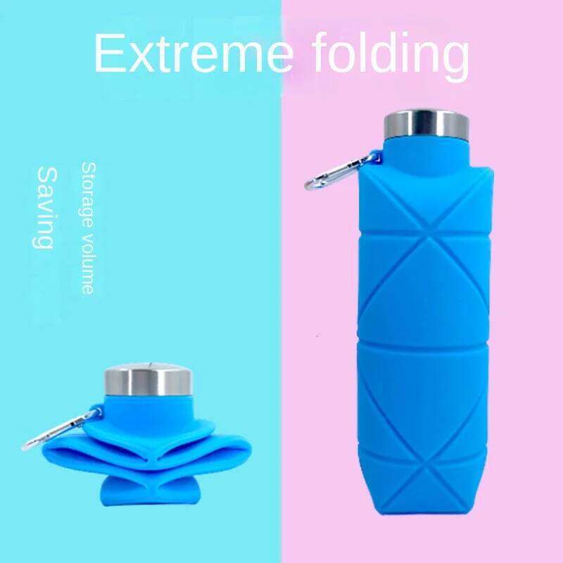 700ml Collapsible Reusable Silicone Water Bottle, Portable Leak-proof Mug for Outdoor Camping, Hiking, Gym Yoga, Fitness Sports Z260202