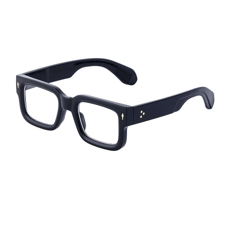 Retro thick-framed square sunglasses Multi-color UV-protective glasses Suitable for street style and vacation outings