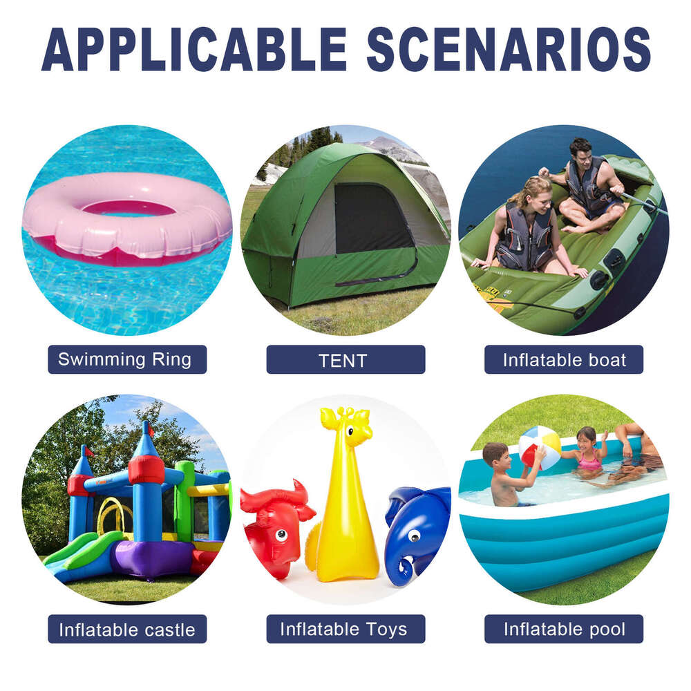 Jaysuing Air Bed PET Adhesive 30PCS Waterproof Coating Tent Umbrella Inflatable Balloon Self-Adhesive Repair Tape S260202