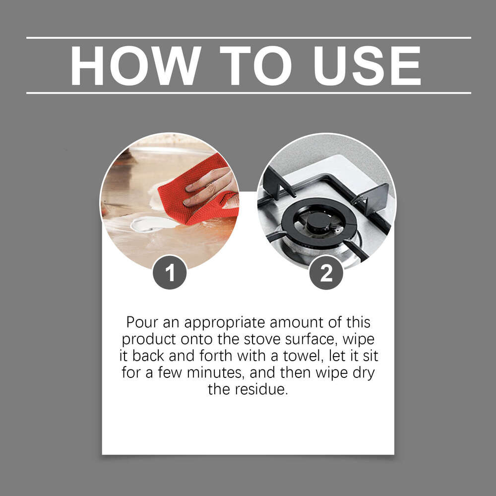 Jakehoe Kitchen Stove Range Hood Heavy Oil Stain Stubborn Dirt Polish Cleaner S260202