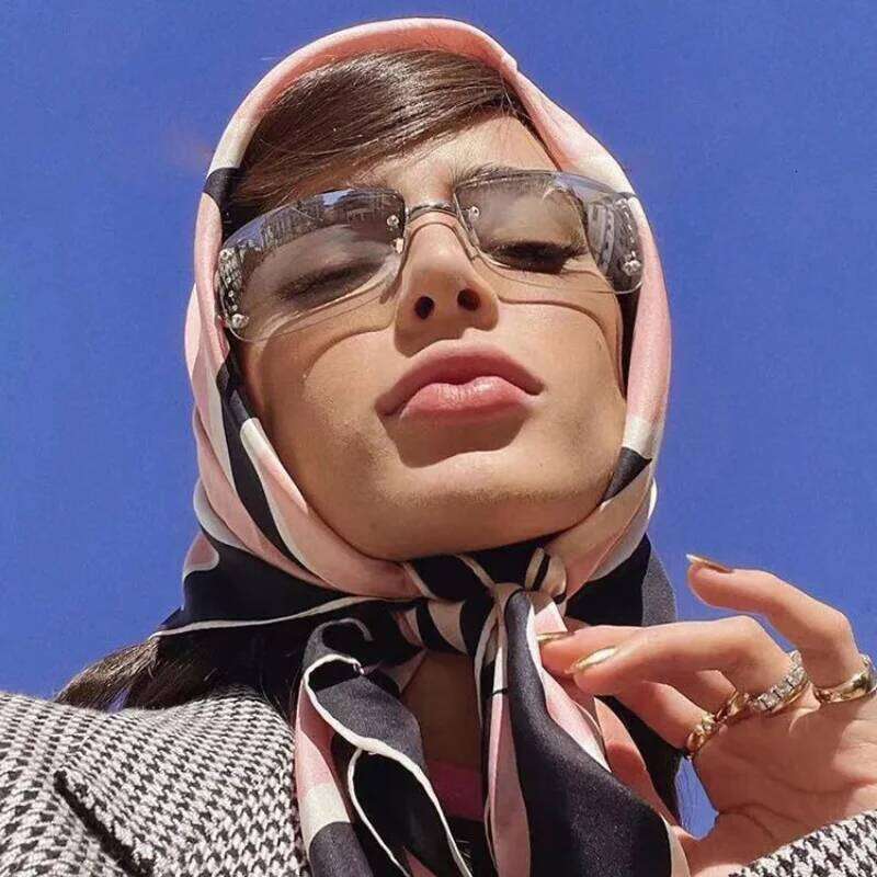 New Frameless Decorative Diamond Sunglasses Women's Design Brand Luxury Sun Glasses Outdoor Leisure Eyewear UV400 Gafas De Sol H260202