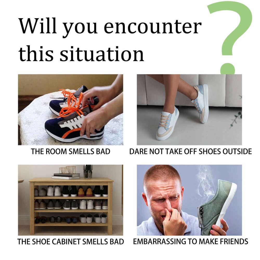 Ximonth Odor-Resistant Plant-Based Fresh Sports Deodorant Odor Removal Sweat-Absorbing Fragrant Shoe Inserts S260202