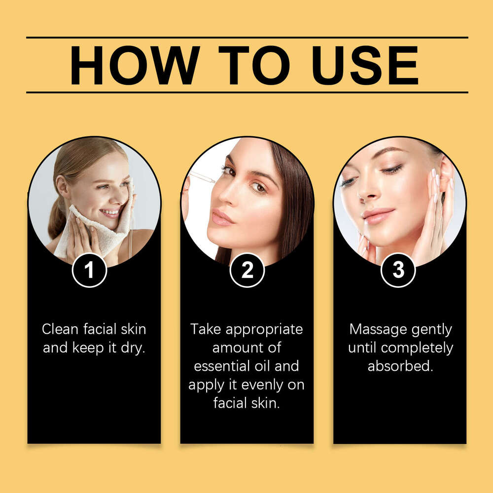 OUHOE Turmeric Vitamin C Moisturizing Facial Skin Hydrating Brightening Face Oil S260131